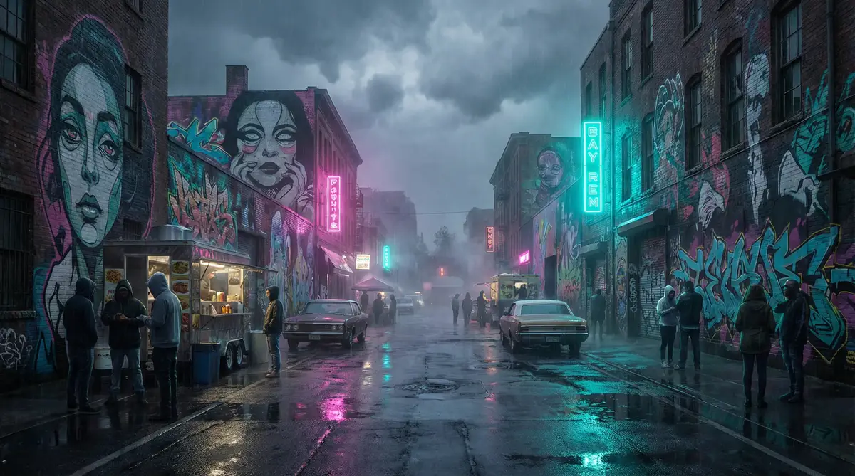 接招吧前辈第二期 - 雨夜壁画街